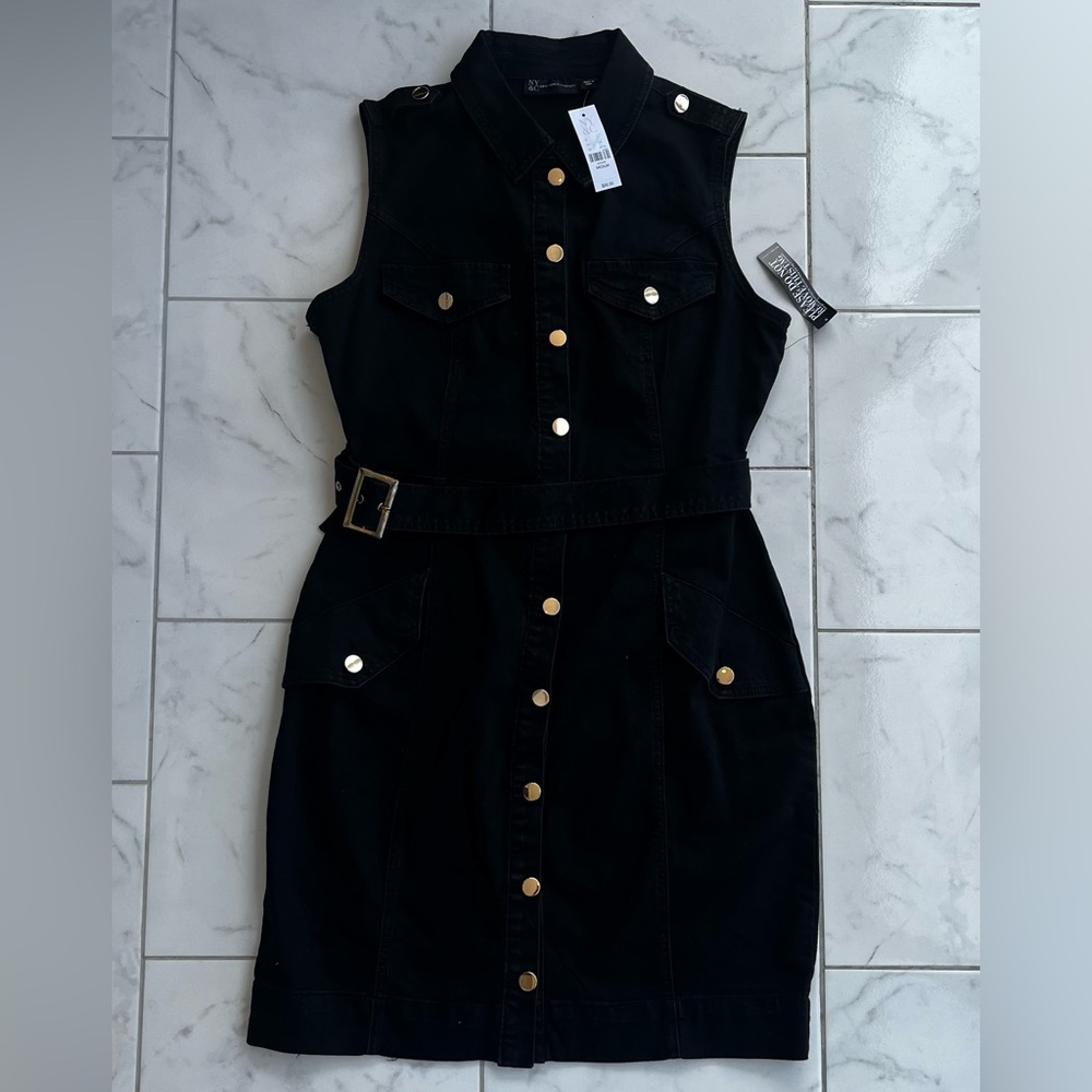 NY&C Black Denim Dress🖤